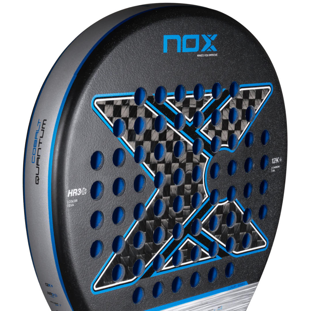 Raquette de padel Nox Quantum 12K Cobalt