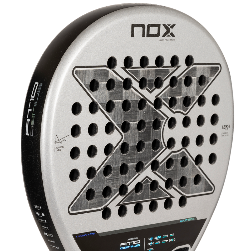Raquette de padel Nox AT10 Genius 18K by Agustin Tapia 2024