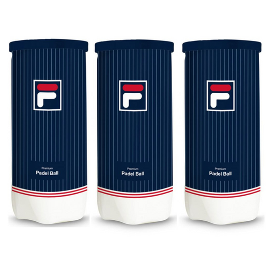 Tripack de 3 balles de padel Fila Premium padel