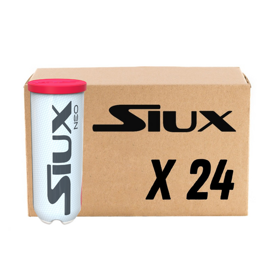 Carton de 24 tubes de 3 balles Siux Neo