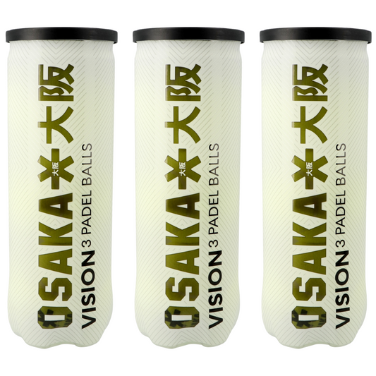 Tripack de 3 balles de padel Osaka Vision