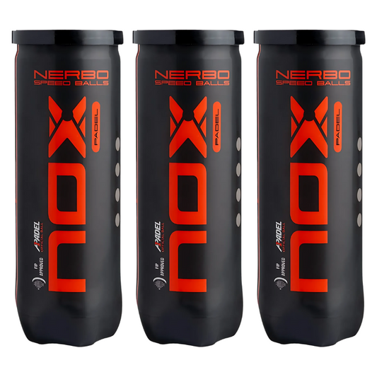 Tripack de 3 balles de padel Nox Nerbo
